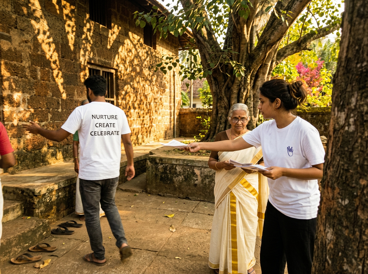 MELA Volunteers — Outdoor Courtyard